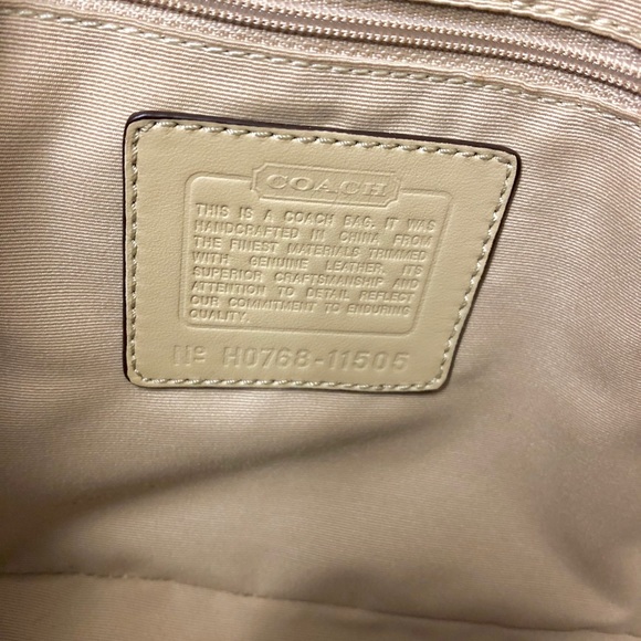 NWOT Gorgeous Coach Handbag Gold/Brass (Nordstrom) - Picture 5 of 8